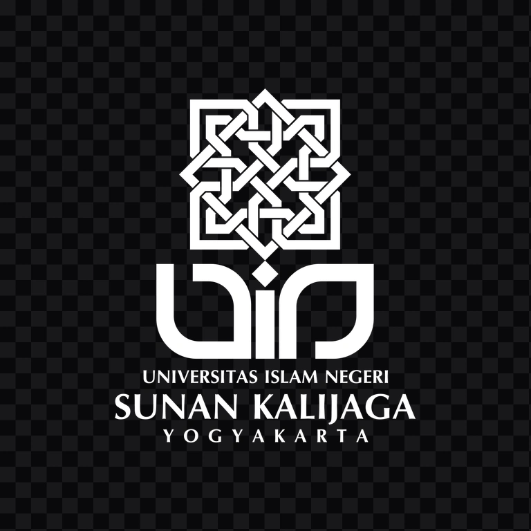 UIN Sunan Kalijaga Yogyakarta white logo PNG