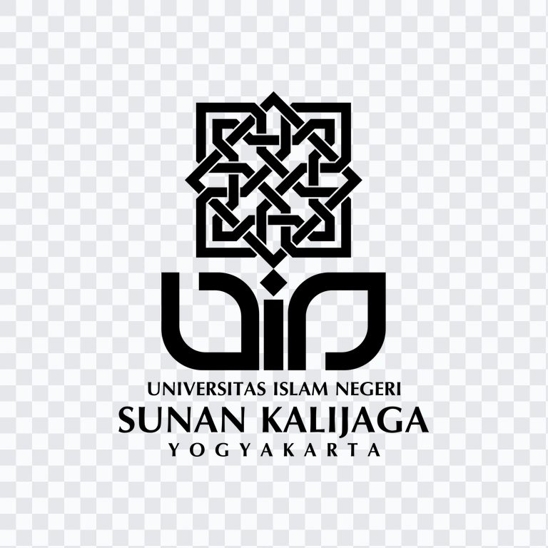 UIN Sunan Kalijaga Yogyakarta black logo PNG