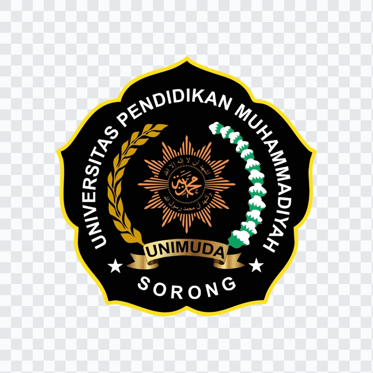 UNIMUDA Sorong colored logo PNG