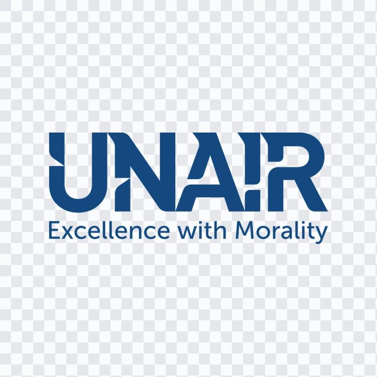 Universitas Airlangga (UNAIR) colored wordmark PNG