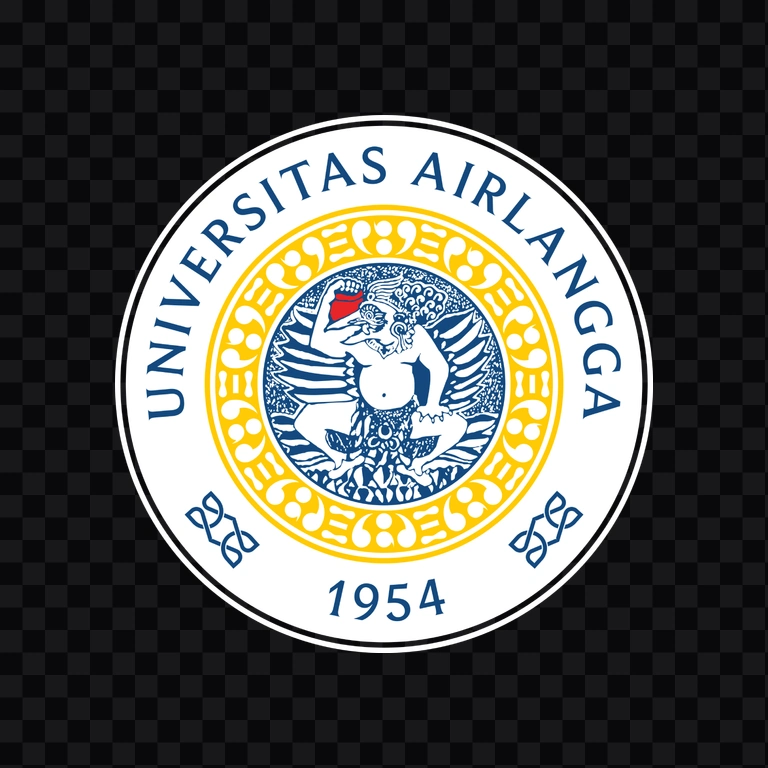 Universitas Airlangga (UNAIR) light logo PNG