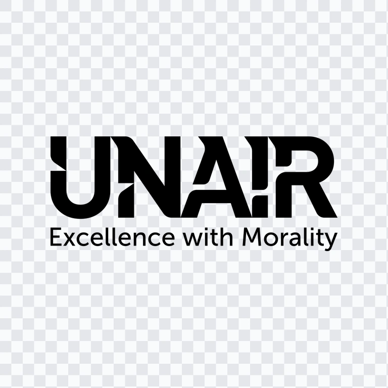 Universitas Airlangga (UNAIR) black wordmark PNG