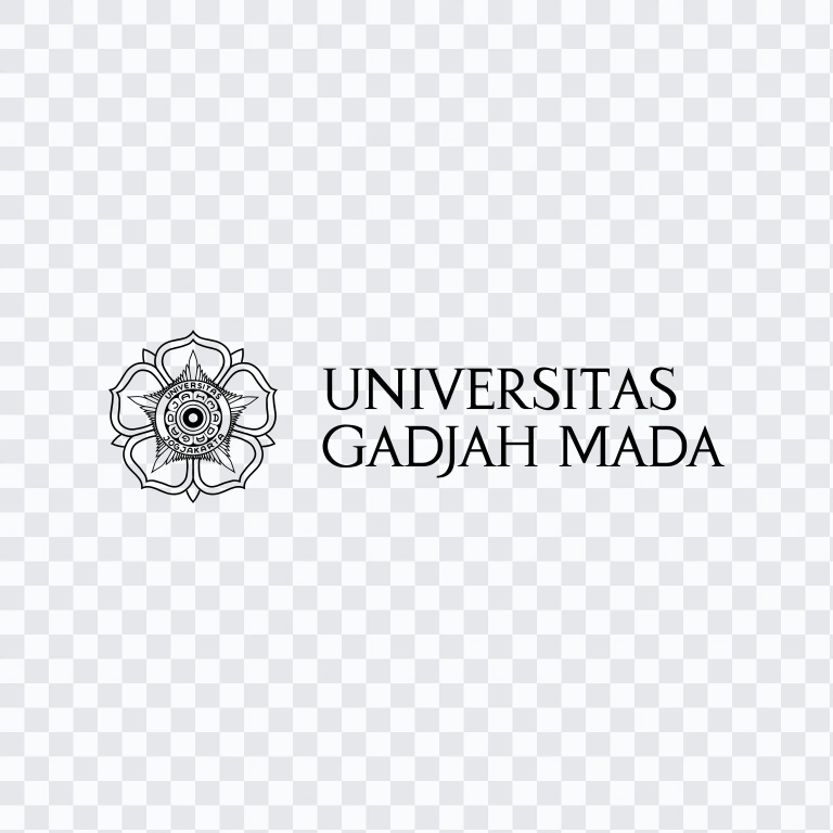Universitas Gadjah Mada (UGM) black logo SVG