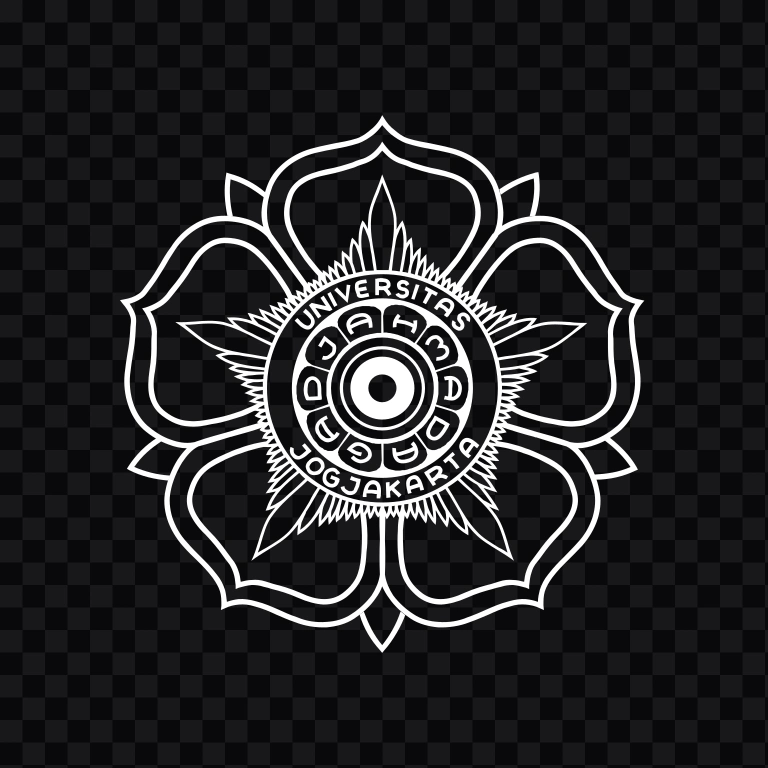 Universitas Gadjah Mada (UGM) white icon SVG