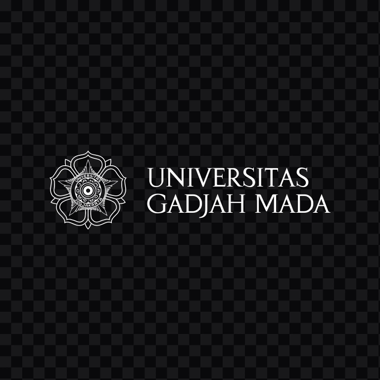 Universitas Gadjah Mada (UGM) white logo SVG