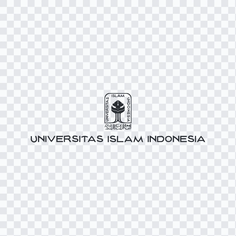 Universitas Islam Indonesia (UII) black logo SVG