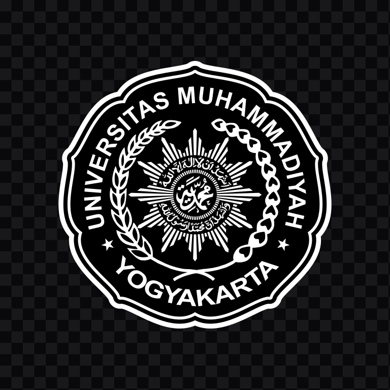 Universitas Muhammadiyah Yogyakarta (UMY) white logo SVG