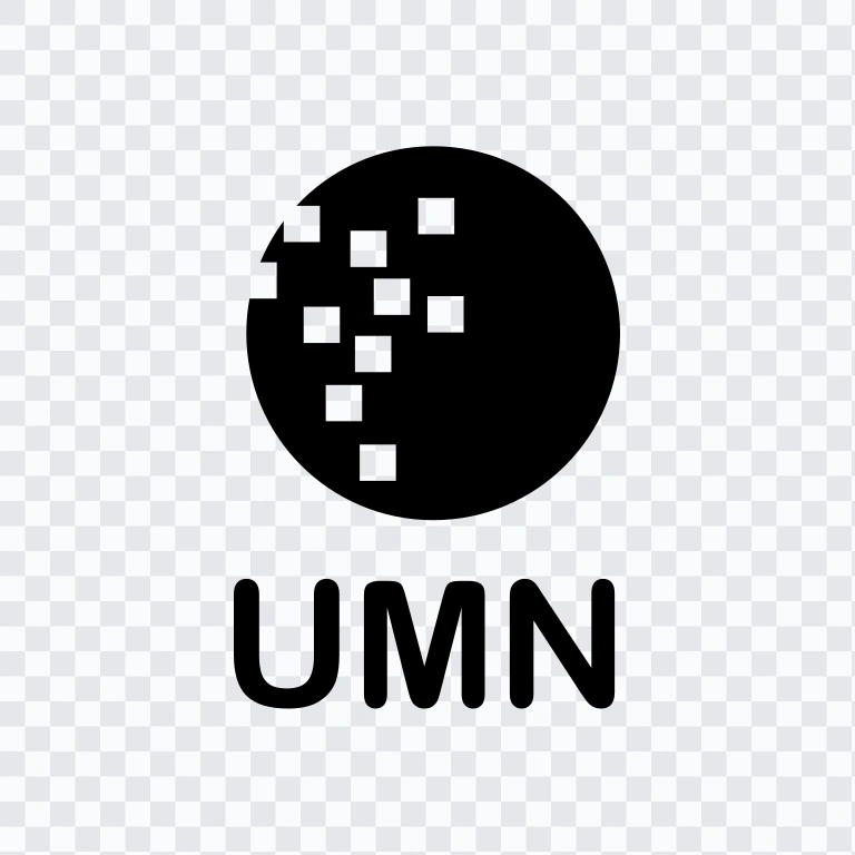 Universitas Multimedia Nusantara (UMN) Vertical black logo SVG