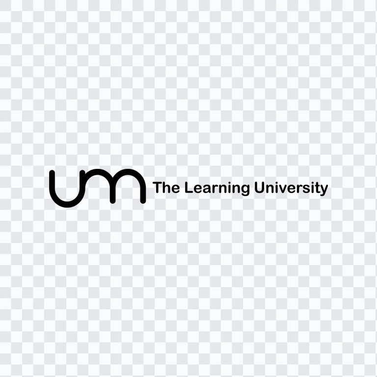 Universitas Negeri Malang (UM) black logo PNG