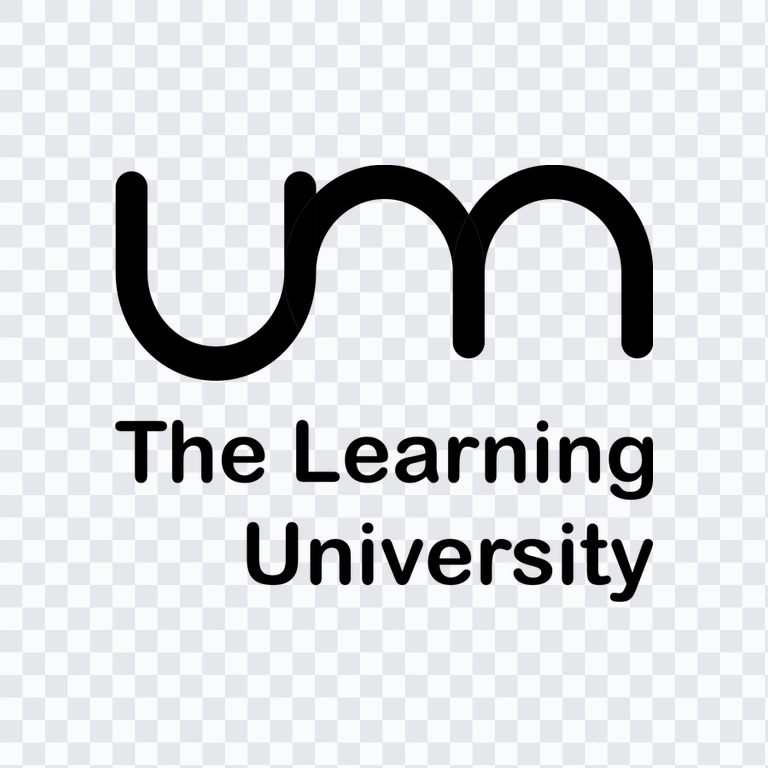 Universitas Negeri Malang (UM) black logo PNG