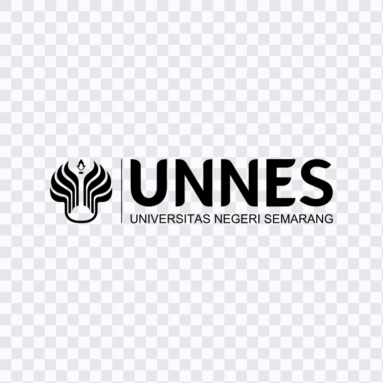 Universitas Negeri Semarang (UNNES) black logo SVG