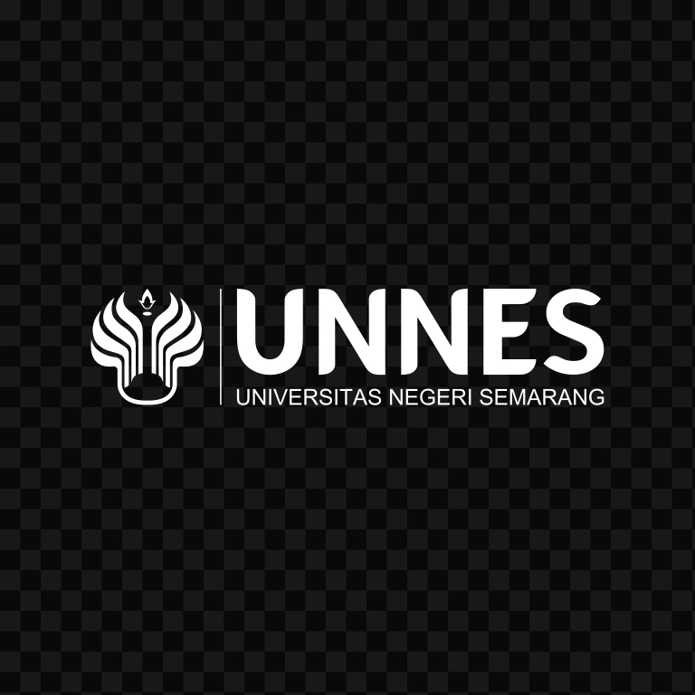 Universitas Negeri Semarang (UNNES) white logo SVG