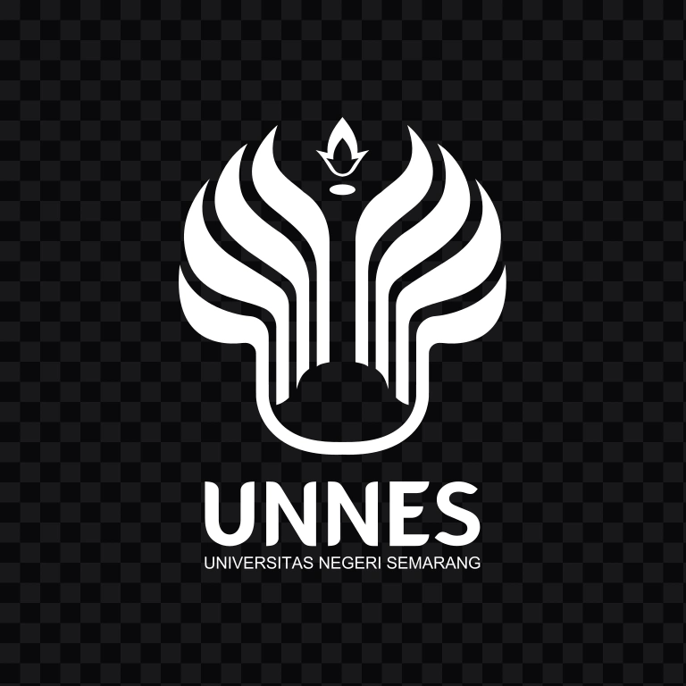 Universitas Negeri Semarang (UNNES) white logo SVG