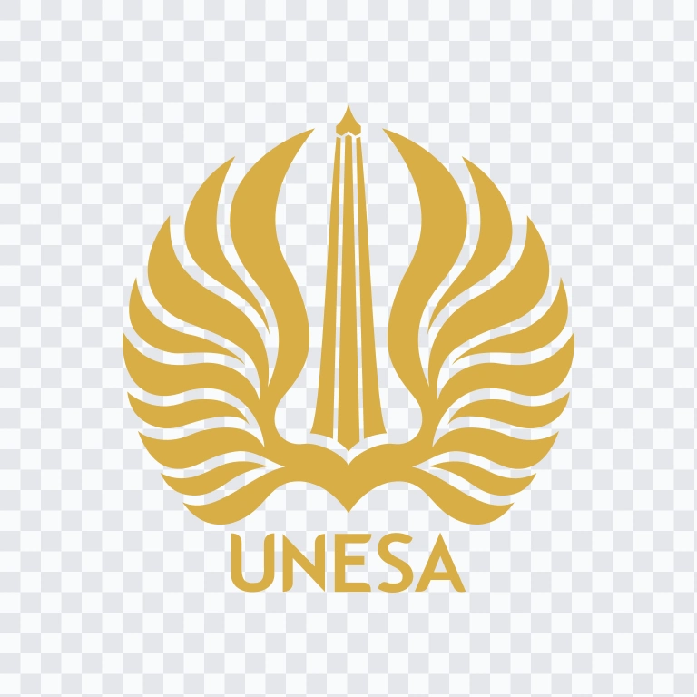 Universitas Negeri Surabaya (UNESA) colored logo SVG