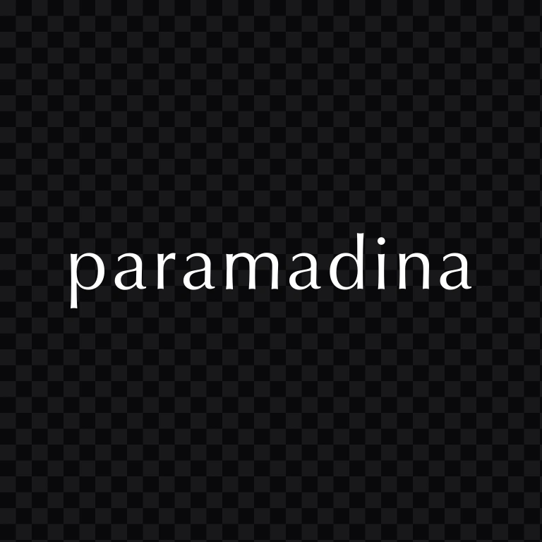 Universitas Paramadina white wordmark SVG