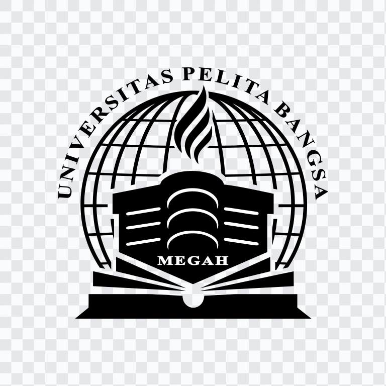 logo Universitas Pelita Bangsa (UPB) hitam SVG