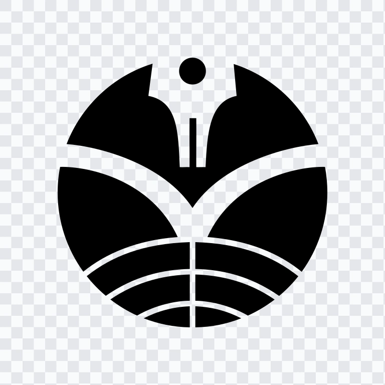 Universitas Pendidikan Indonesia (UPI) black logo SVG
