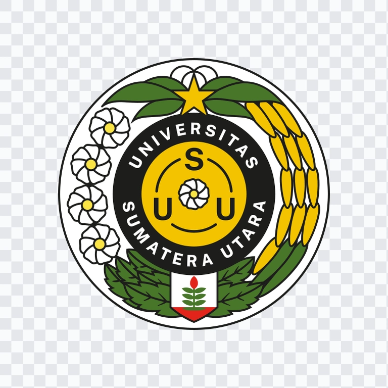 logo Universitas Sumatera Utara (USU) berwarna SVG