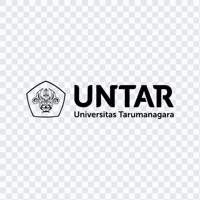 Universitas Tarumanagara (UNTAR) Horizontal black logo SVG