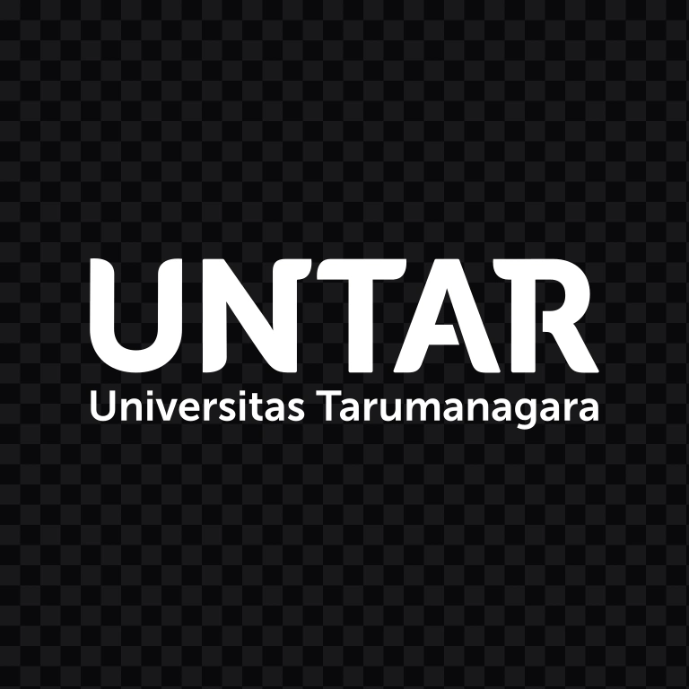 Universitas Tarumanagara (UNTAR) Horizontal white wordmark SVG
