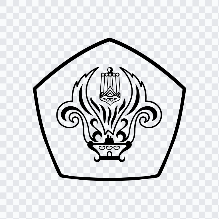 Universitas Tarumanagara (UNTAR) Square black emblem SVG