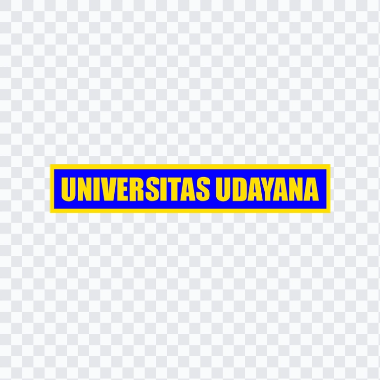 Universitas Udayana (UNUD) colored wordmark SVG