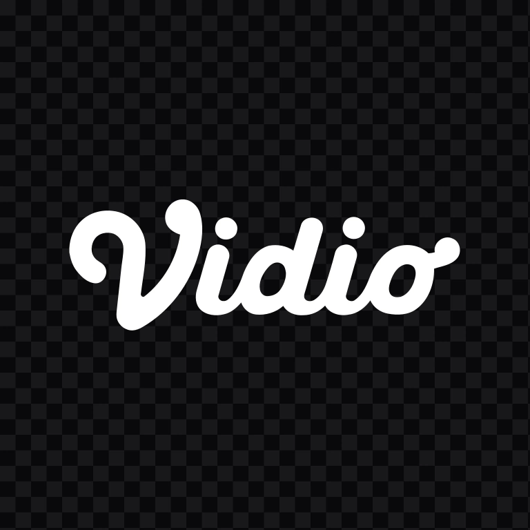 Vidio white logo SVG