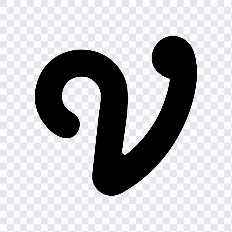 Vidio black icon SVG