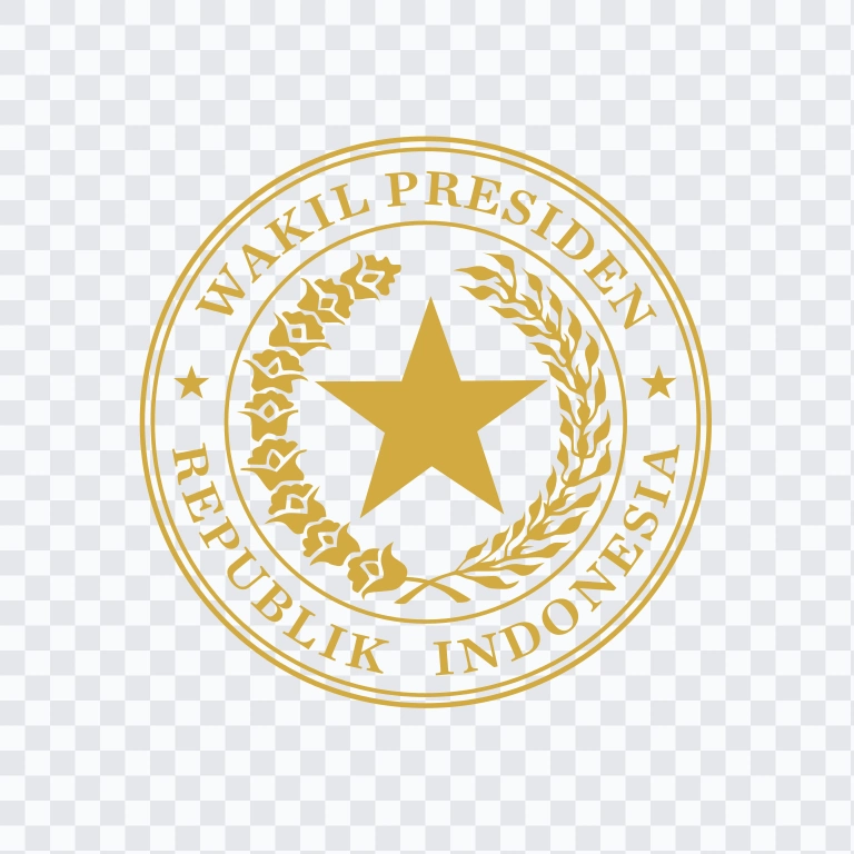 Seal of the Vice President of Indonesia colored logo SVG