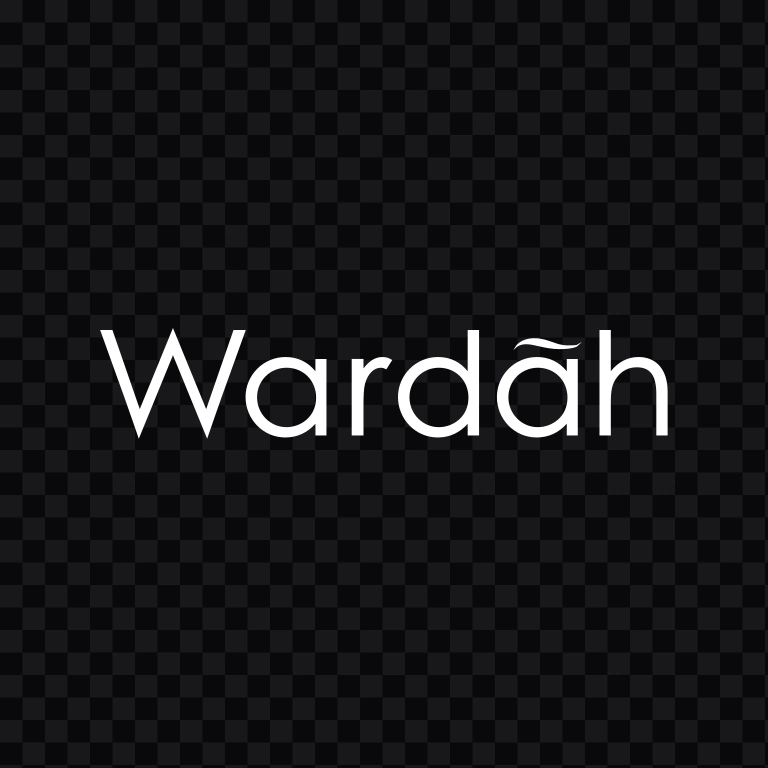 Wardah white logo SVG