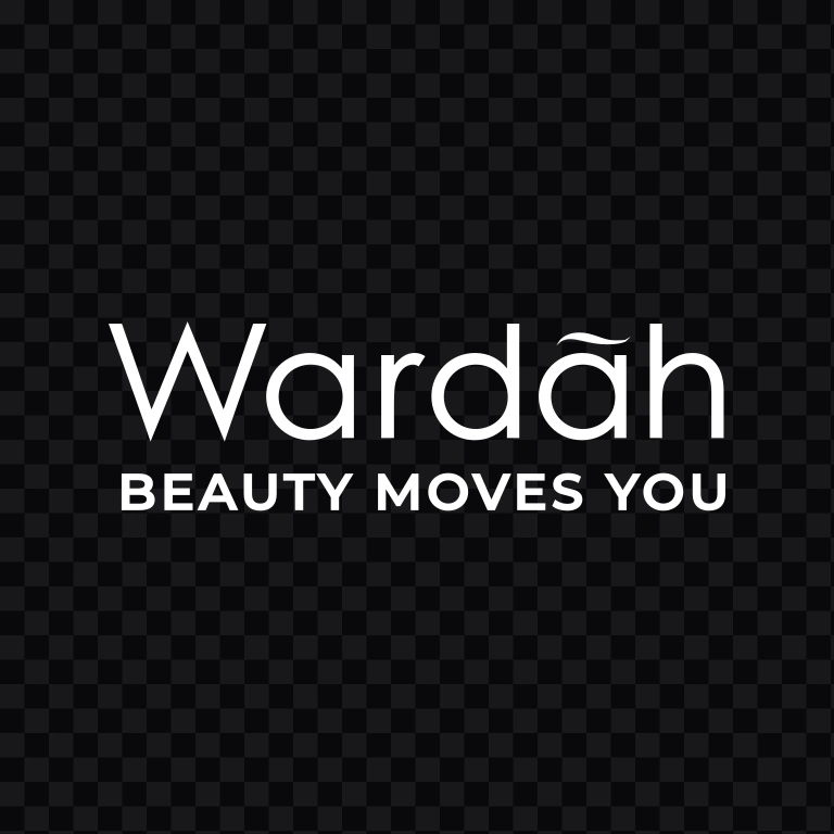 Wardah With Slogan white logo SVG