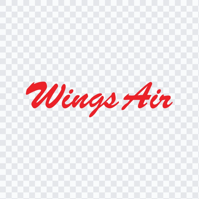 Wings Air colored wordmark SVG