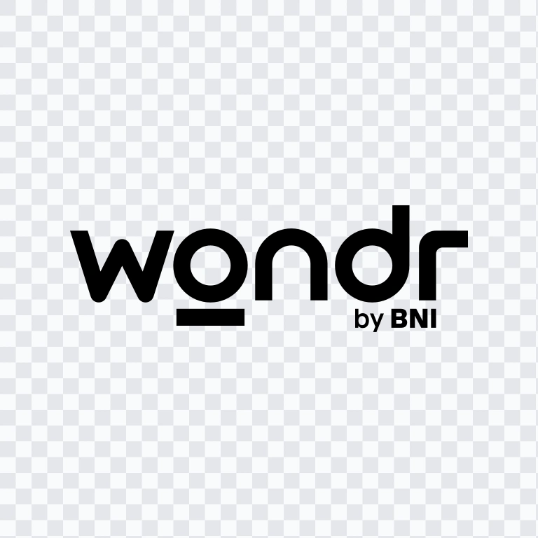 logo wondr by BNI hitam SVG