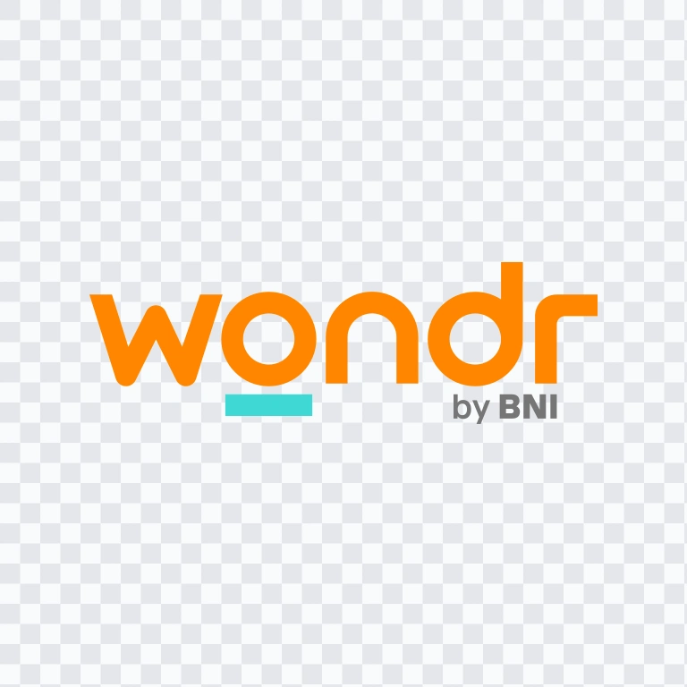 logo wondr by BNI berwarna SVG