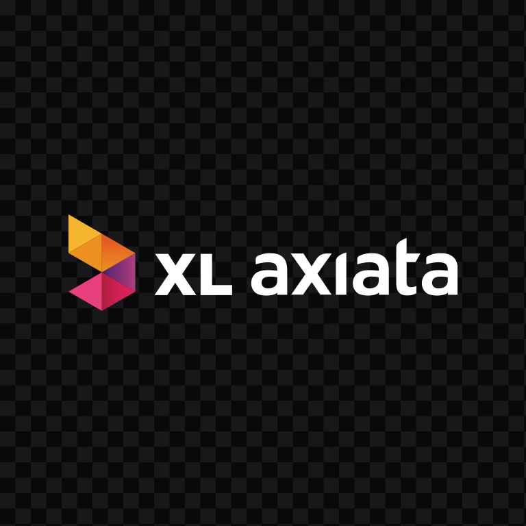 XL Axiata white logo SVG