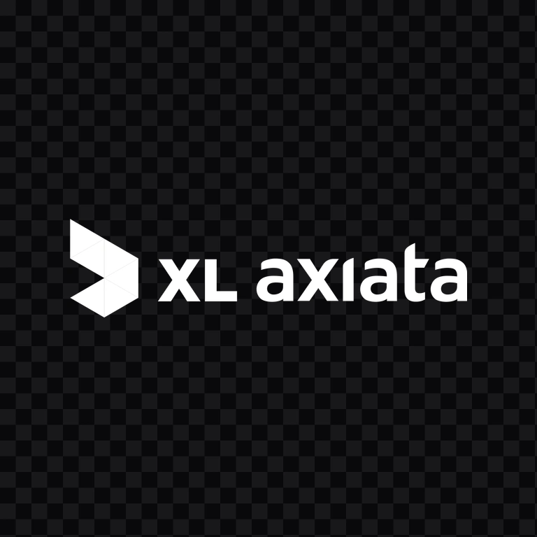 XL Axiata white logo PNG