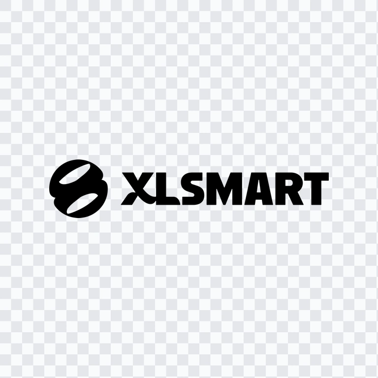 XLSMART black logo PNG