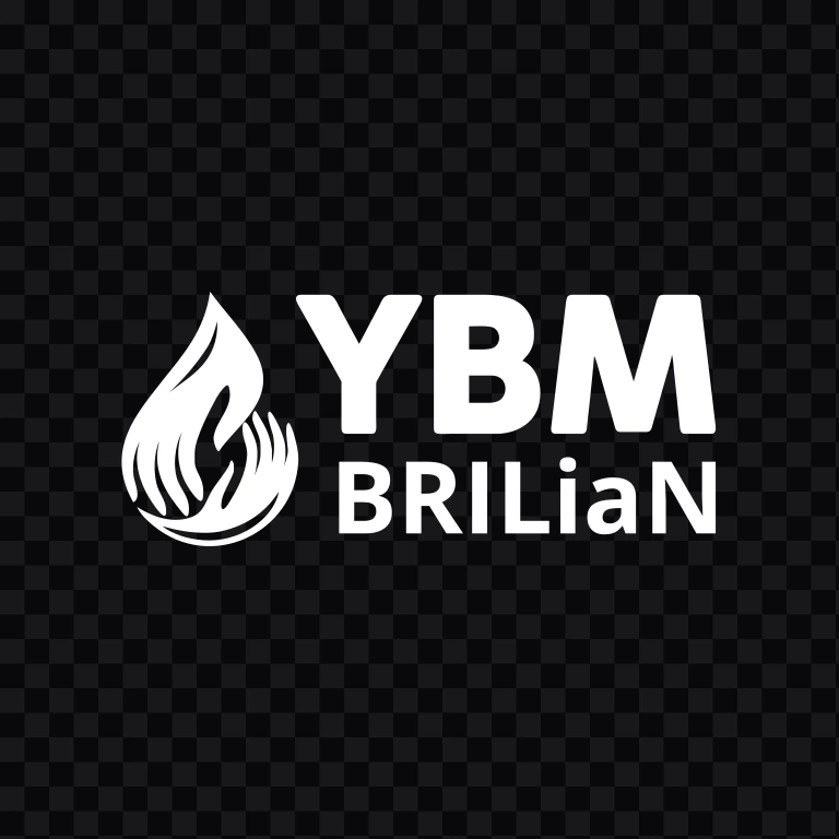 YBM BRILiaN white logo SVG