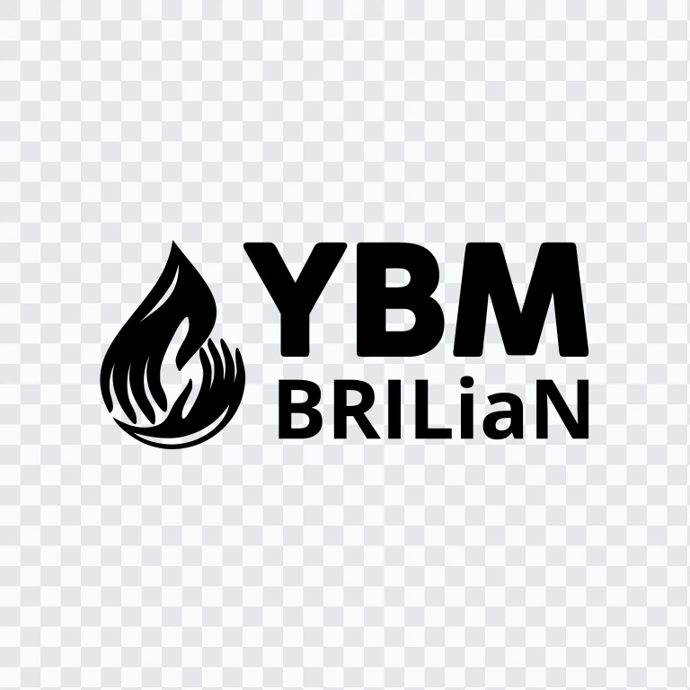 YBM BRILiaN black logo SVG