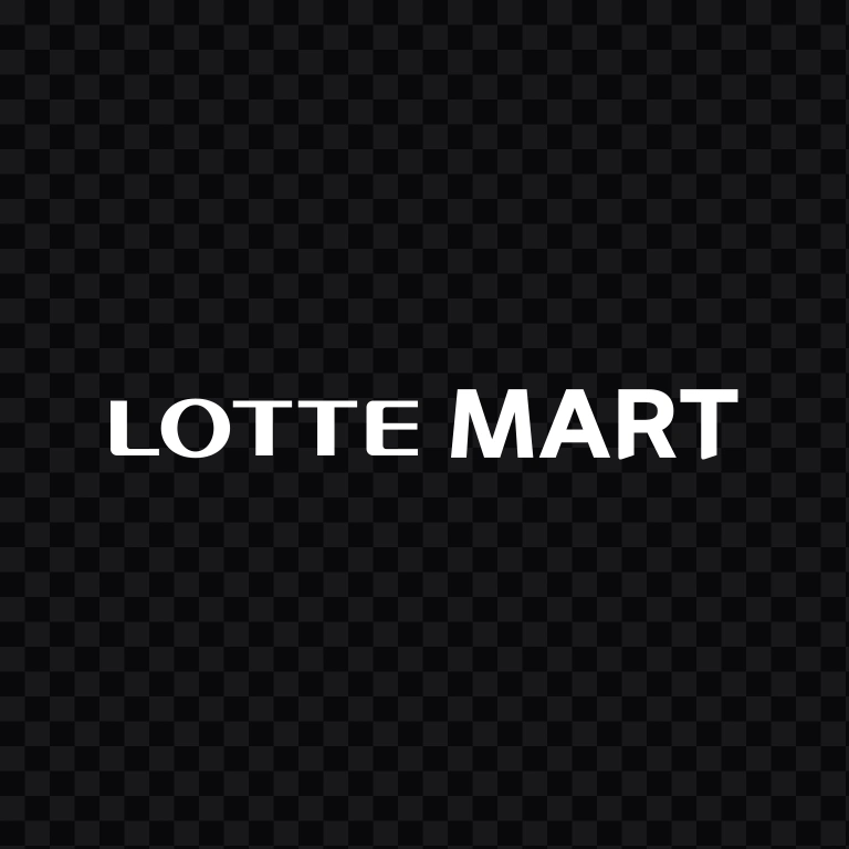 LOTTE Mart white wordmark SVG