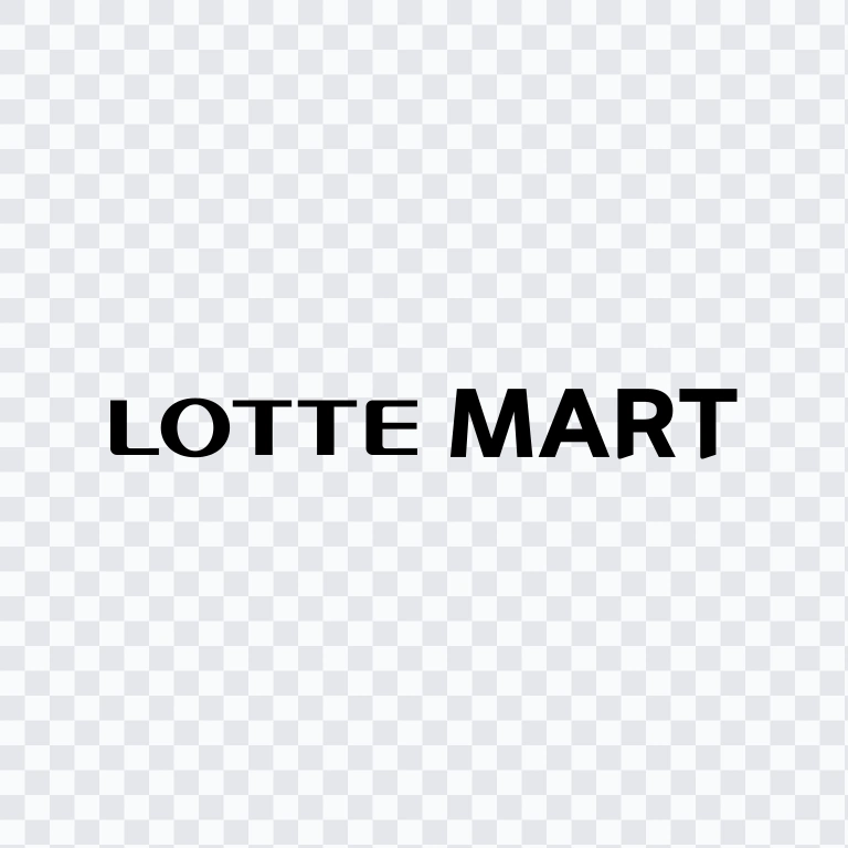 LOTTE Mart black wordmark SVG