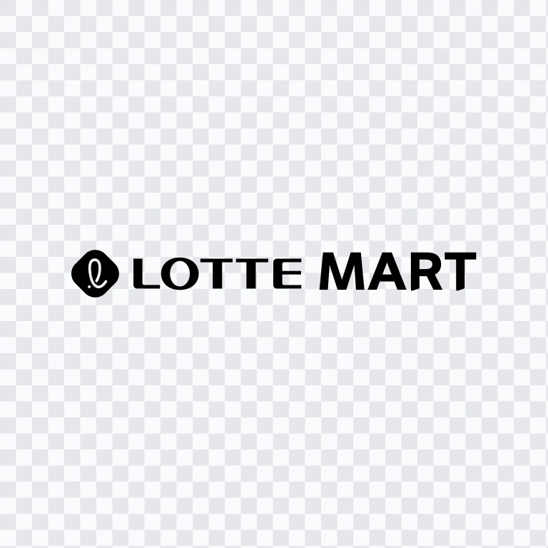 LOTTE Mart black logo SVG