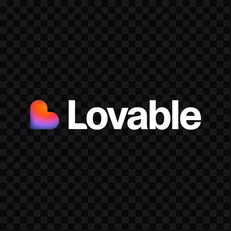 logo Lovable terang SVG