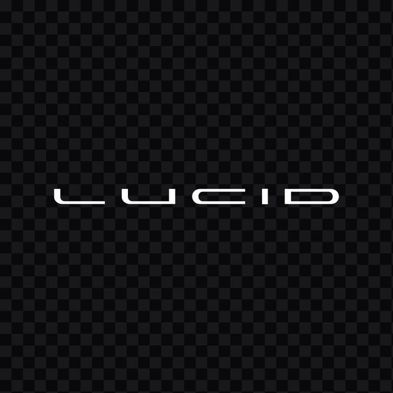Lucid Motors white logo SVG