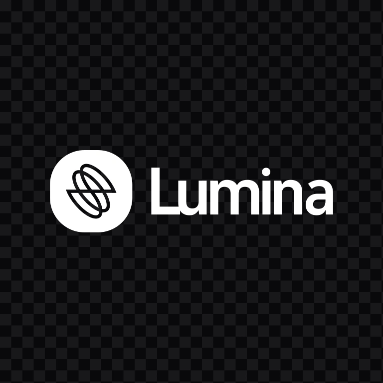 Lumina white logo SVG