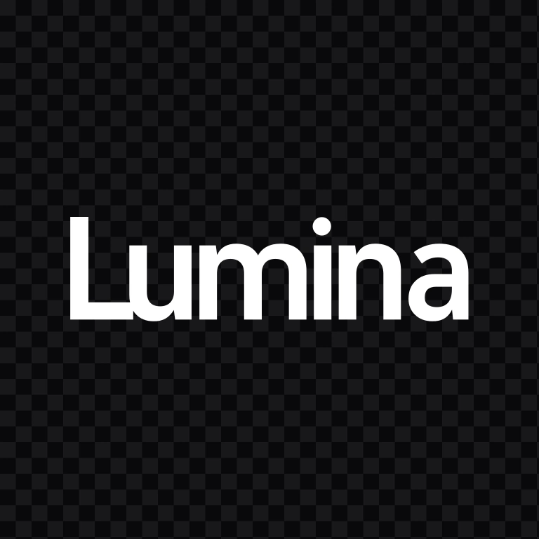 Lumina white wordmark SVG
