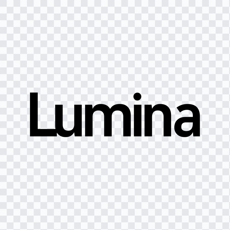 Lumina black wordmark SVG