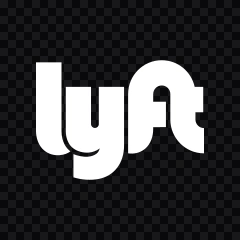 Lyft white logo SVG
