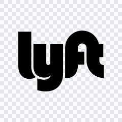 Lyft black logo SVG