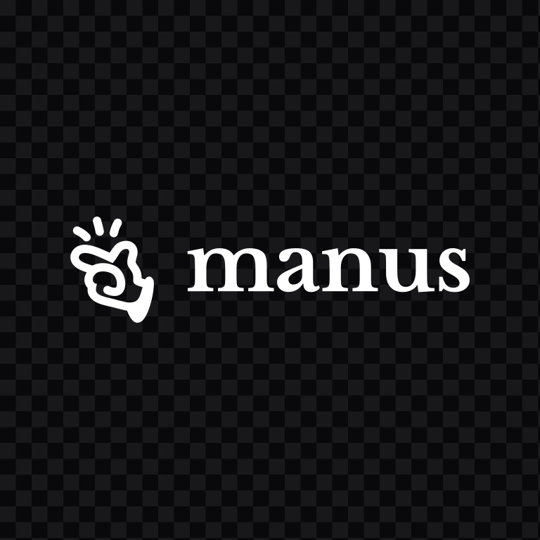 logo Manus putih SVG